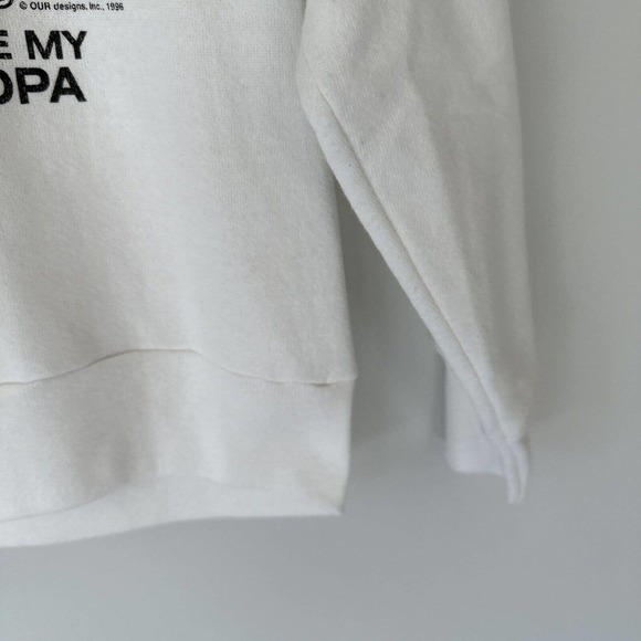 Im Gonna Be a Firefighter Just Like My Grandpa Kids Youth S Pullover Sweater VTG - Picture 4 of 14